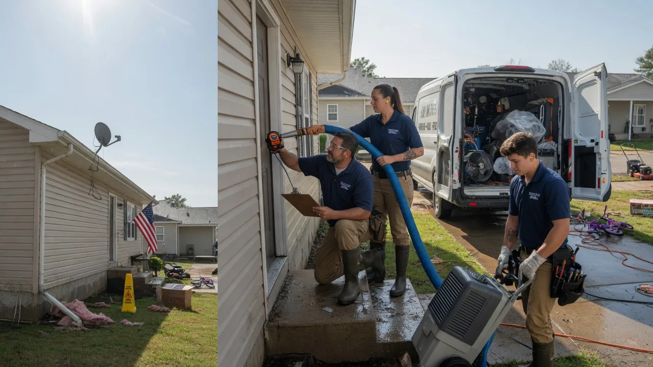 Ceiling Water Damage Restoration in Thrall, TX near me